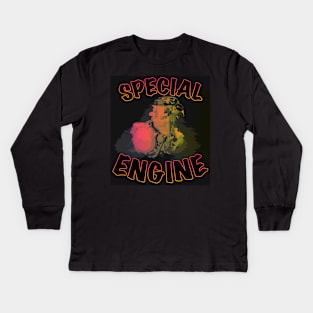 special engine Kids Long Sleeve T-Shirt